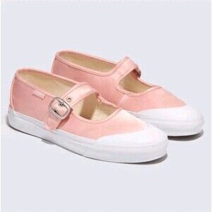 VANS Womens MARY JANE SHOES PINK / WHITE US 8.5 Balletcore Casual New